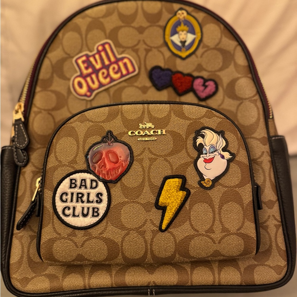 Authentic Disney Villain Coach Backpack. New without tags (never used).